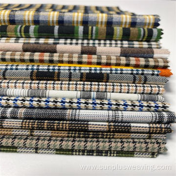 Classic houdstoot woven viscose rylon elastic fabric